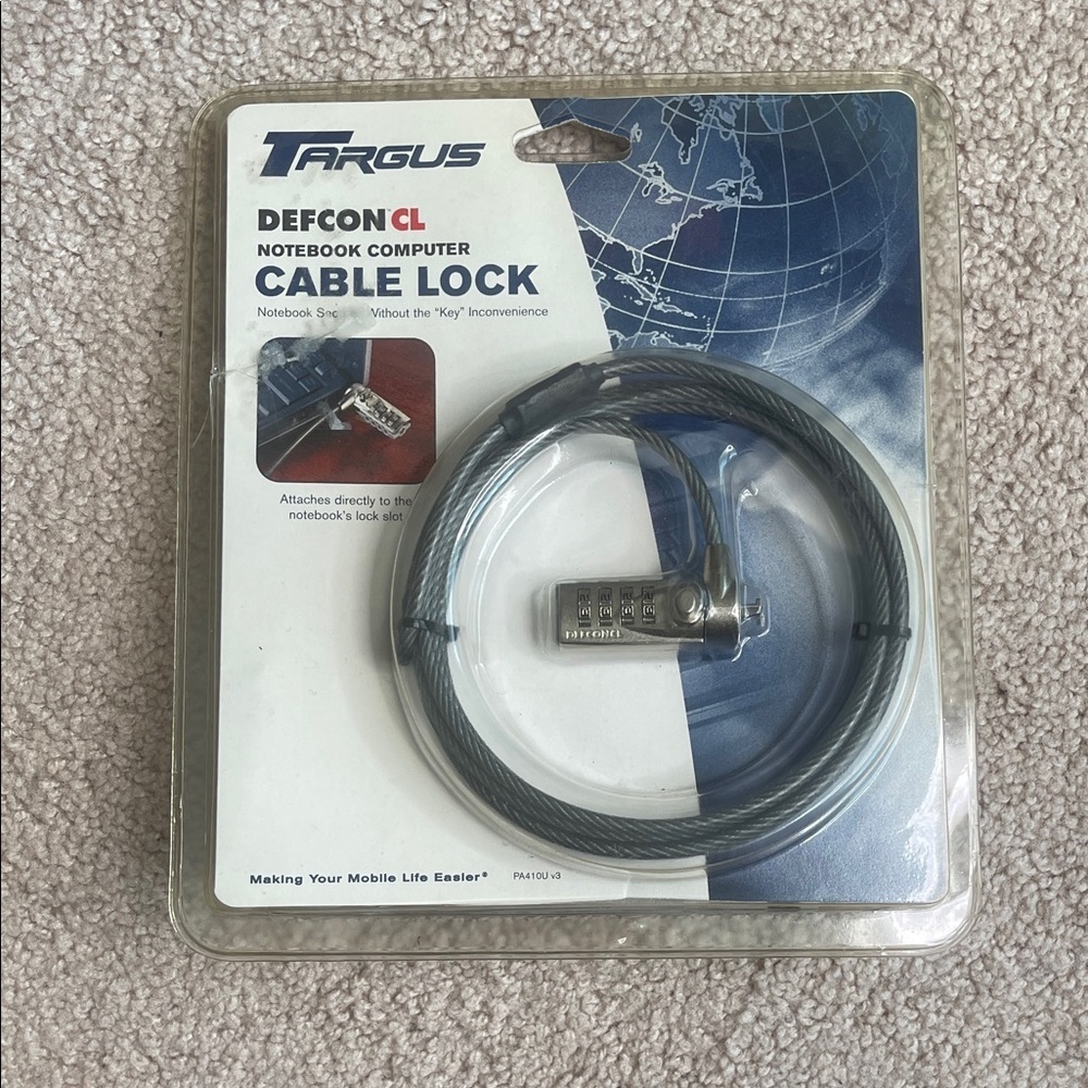 Targus DEFCON CL Cable Lock - Gray